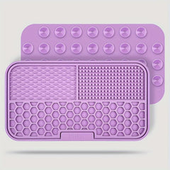 Slow Feeder Pet Placemat Silicone Licking Pad for Dogs and Cats