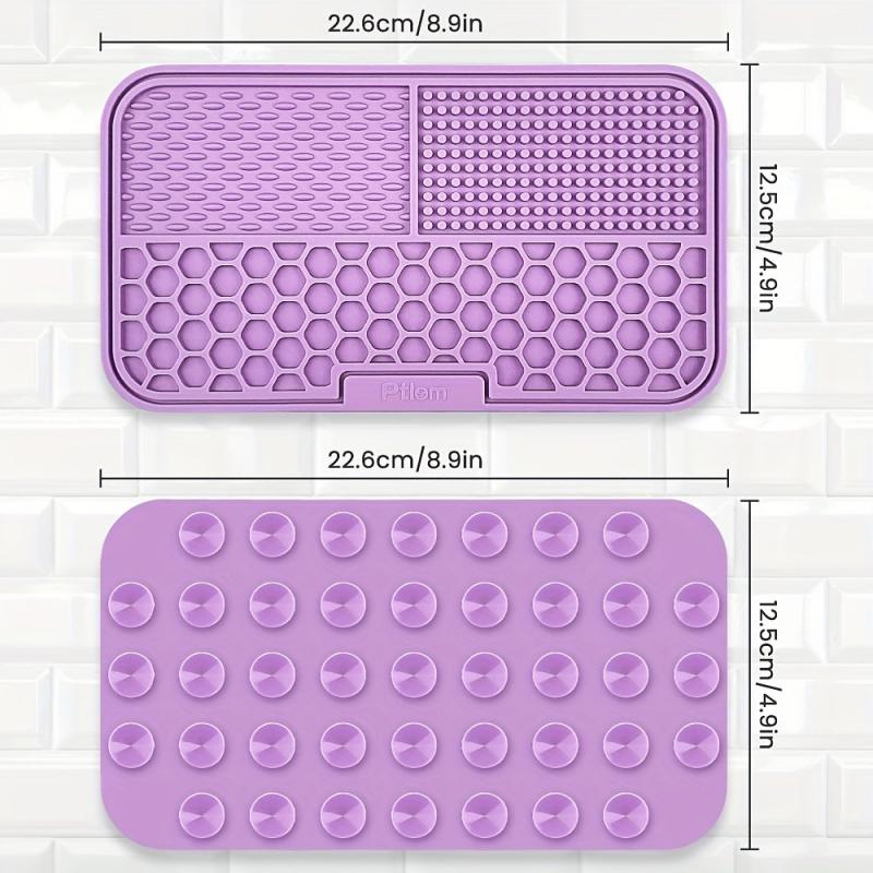 Slow Feeder Pet Placemat Silicone Licking Pad for Dogs and Cats