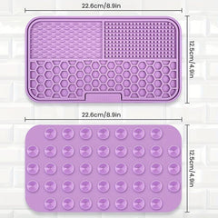 Slow Feeder Pet Placemat Silicone Licking Pad for Dogs and Cats
