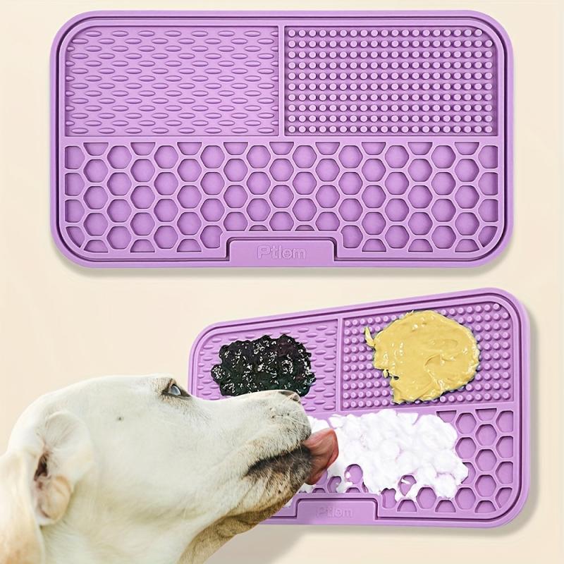 Slow Feeder Pet Placemat Silicone Licking Pad for Dogs and Cats