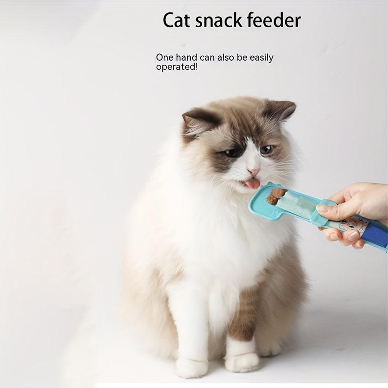 Cat Strip Squeeze Spoon Feeder For Wet Treats