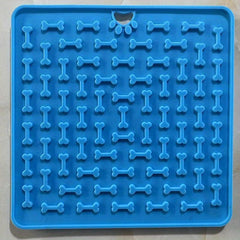 Slow Feeding Silicone Pet Placemat, Suction Cup, Healthy Eating Habits