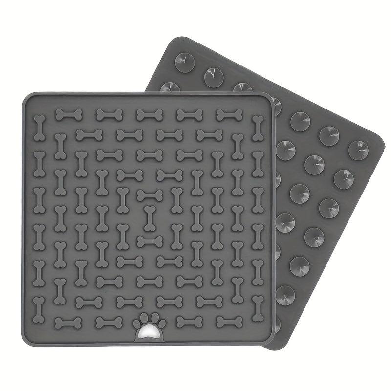 Slow Feeding Silicone Pet Placemat, Suction Cup, Healthy Eating Habits