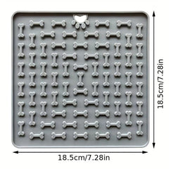Slow Feeding Silicone Pet Placemat, Suction Cup, Healthy Eating Habits
