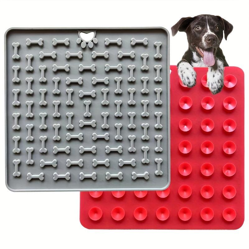 Slow Feeding Silicone Pet Placemat, Suction Cup, Healthy Eating Habits