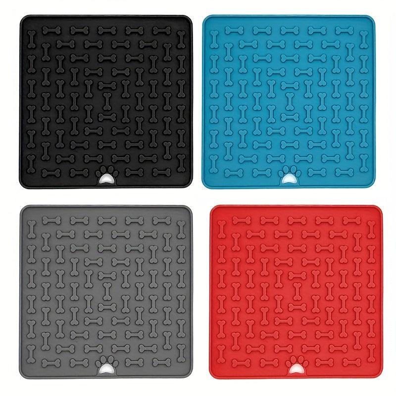 Slow Feeding Silicone Pet Placemat, Suction Cup, Healthy Eating Habits