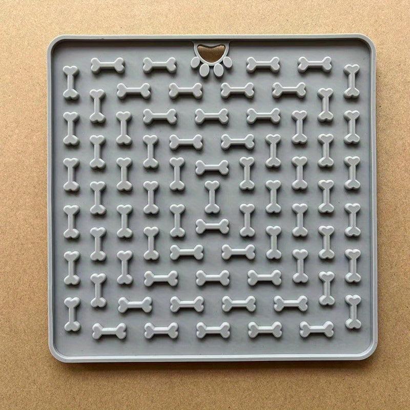 Slow Feeding Silicone Pet Placemat, Suction Cup, Healthy Eating Habits