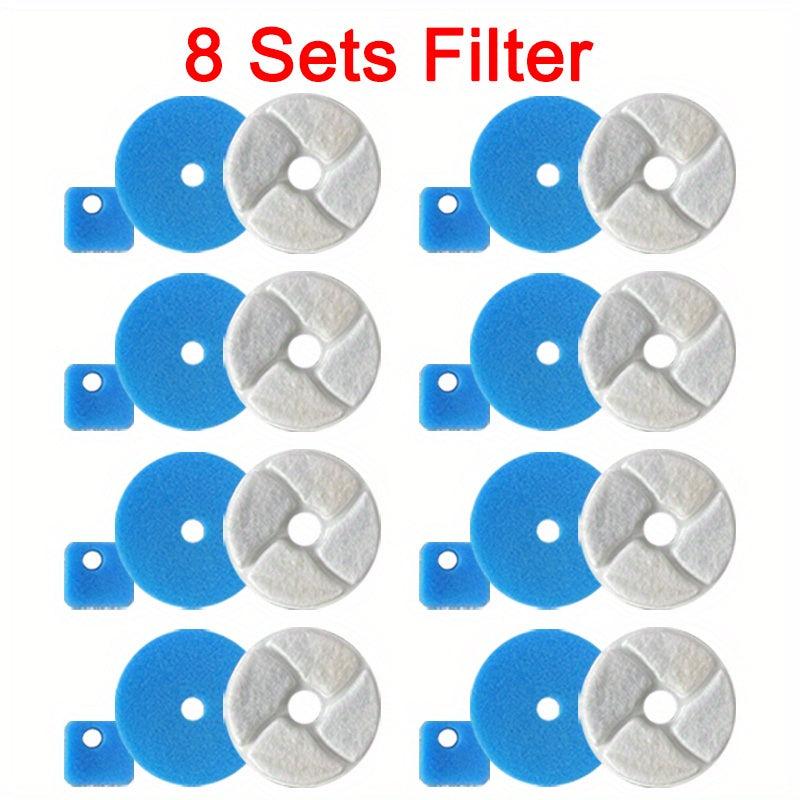 8 Pcs Cat Water Fountain Filter Replacement Carbon Filters