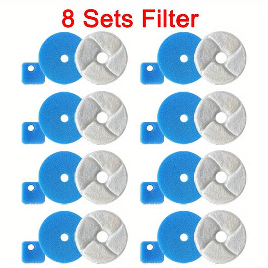 8 Pcs Cat Water Fountain Filter Replacement Carbon Filters