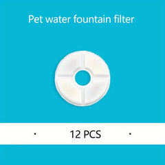 Pet Water Fountain Filters Triple Filtration System, 12/16pcs