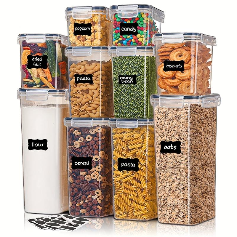 10 pcs BPA Airtight Pet Food Storage Containers with Labels and Marker