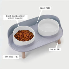 Elevated Pet Table Cat Dog Bowl Non Slip Feeder Neck Protection