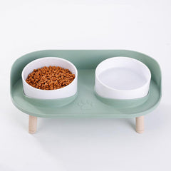 Elevated Pet Table Cat Dog Bowl Non Slip Feeder Neck Protection