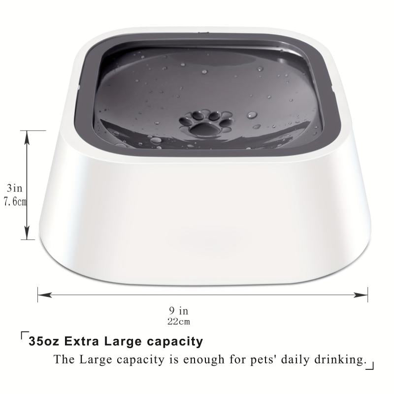 Pet Water Floating Bowl No Spill Cat Water Dispenser