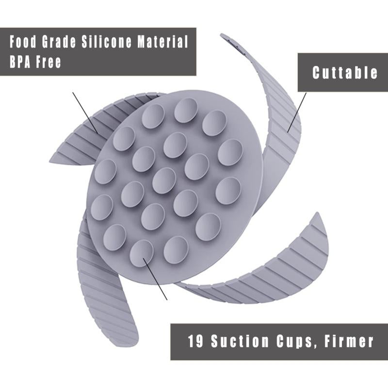 Silicone Slow Feeder Dog Bowl Insert with Suction Cups - Cuttable Design