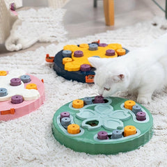 Interactive Dog Feeder Slow Food Bowl Toy for Training and Mental Stimulation