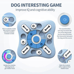 Interactive Dog Treat Puzzle Toy for Mind-Stimulating Fun