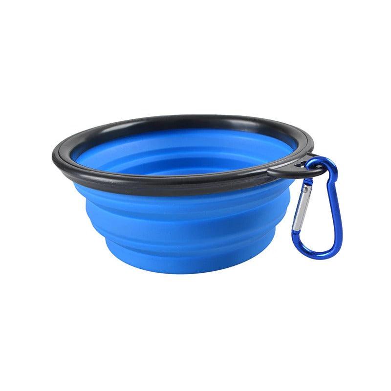 Collapsible Dog Travel Bowl 1000ml Portable Silicone Dog Food Bowl Water Bowl