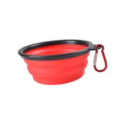 Collapsible Dog Travel Bowl 1000ml Portable Silicone Dog Food Bowl Water Bowl