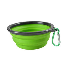 Collapsible Dog Travel Bowl 1000ml Portable Silicone Dog Food Bowl Water Bowl