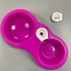 2pcs Pet Bowls Set Automatic Dual-use Water Replenishment for Cats and Dogs