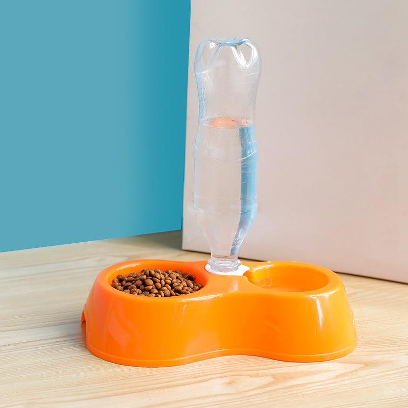 2pcs Pet Bowls Set Automatic Dual-use Water Replenishment for Cats and Dogs