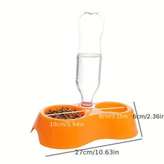 2pcs Pet Bowls Set Automatic Dual-use Water Replenishment for Cats and Dogs