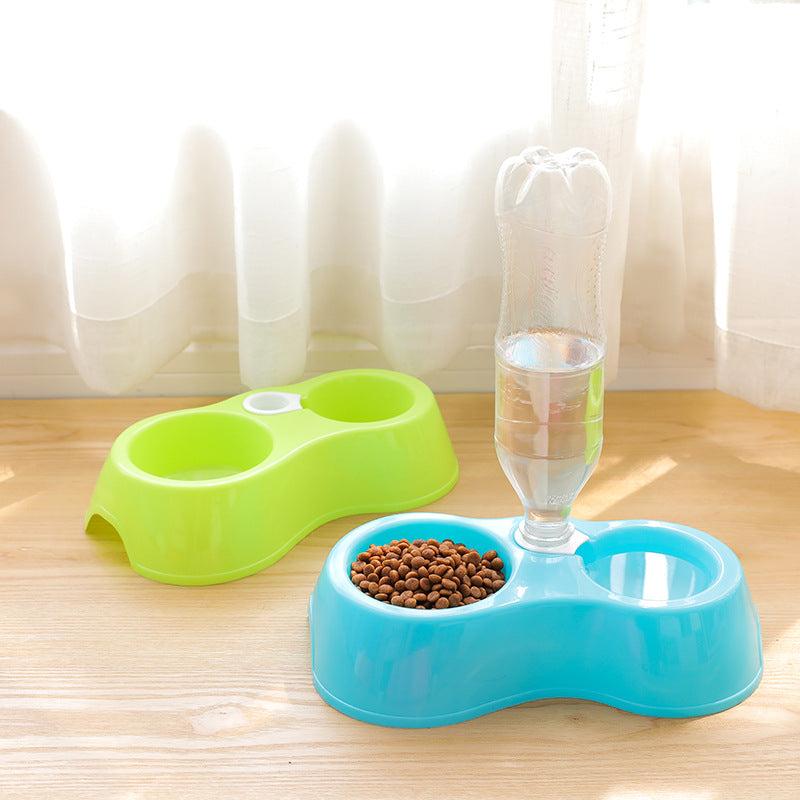 2pcs Pet Bowls Set Automatic Dual-use Water Replenishment for Cats and Dogs