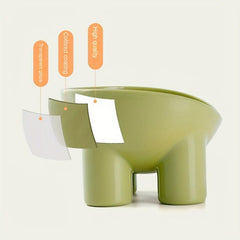 1pc Plastic Cat Bowl For Food And Water Tilted Cat Feeder Bowl