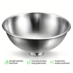 Raised Tilted Cat Double Bowls Stainless Steel Feeder with Stand