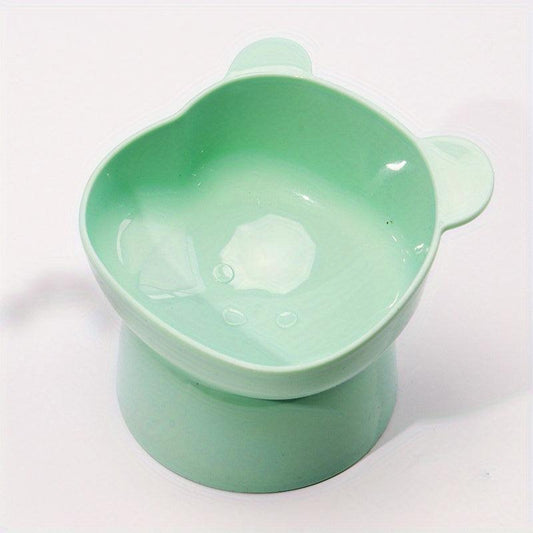 Elevated Pet Food Bowl for Healthy Neck Posture in Pets