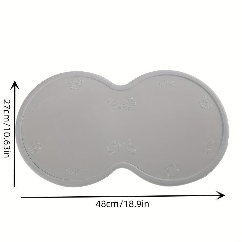 Non Slip Silicone Pet Feeding Mat Waterproof Dog Cat Food Bowl Tray