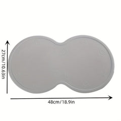 Non Slip Silicone Pet Feeding Mat Waterproof Dog Cat Food Bowl Tray