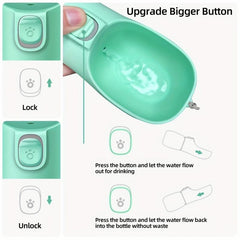 Portable Dog Water Bottle Leakproof Drinking Cup