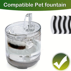 4 Replacement Filters for Cat Fountains Compatible with WF050 & WF100