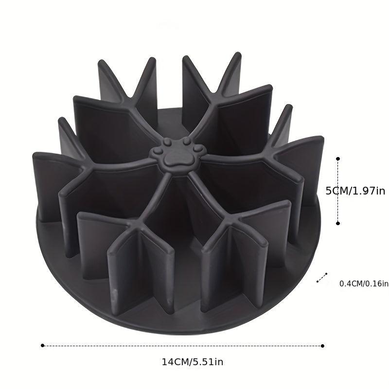 Soft Silicone Slow Feeder Dog Bowl Insert with Suction Cups