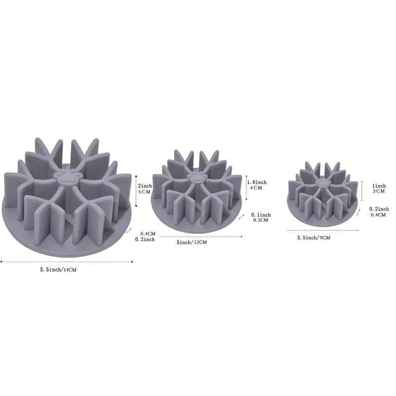 Soft Silicone Slow Feeder Dog Bowl Insert with Suction Cups