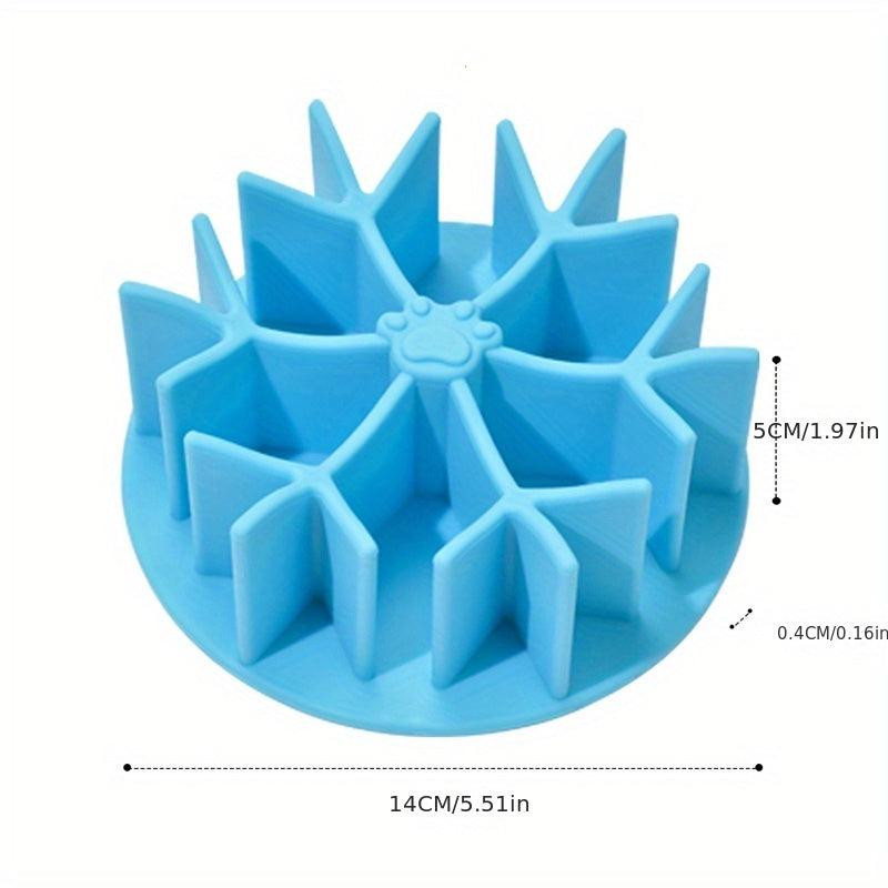 Soft Silicone Slow Feeder Dog Bowl Insert with Suction Cups