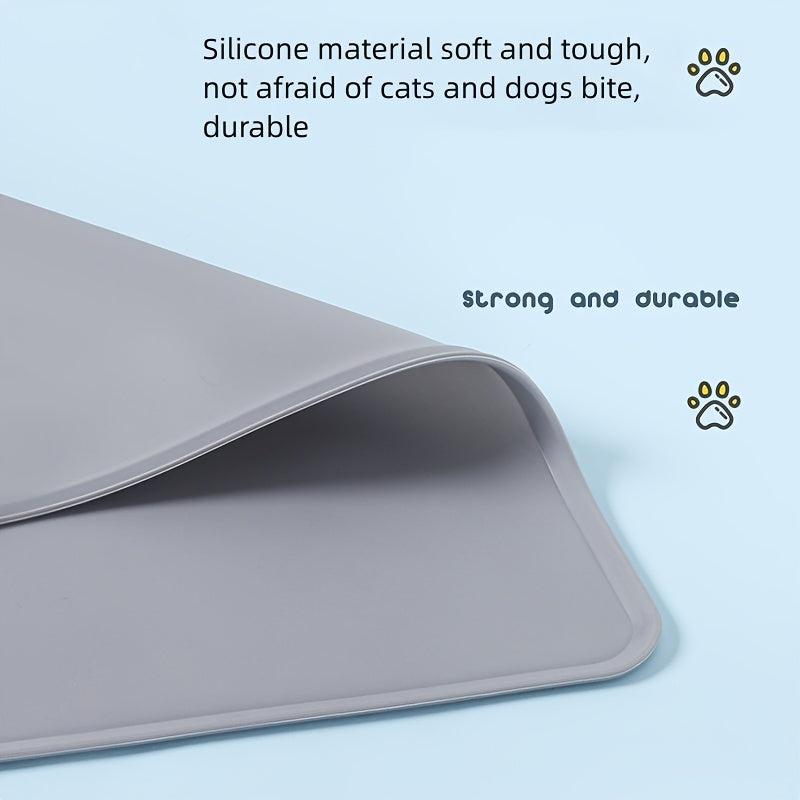 Silicone Non-slip Pet Feeding Mat Waterproof Dog Bowl Mat