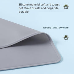 Silicone Non-slip Pet Feeding Mat Waterproof Dog Bowl Mat