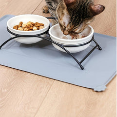 Silicone Non-slip Pet Feeding Mat Waterproof Dog Bowl Mat