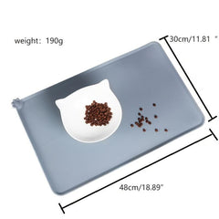 Silicone Non-slip Pet Feeding Mat Waterproof Dog Bowl Mat