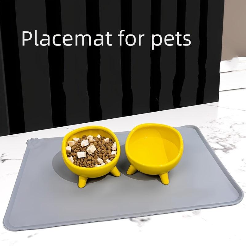 Silicone Non-slip Pet Feeding Mat Waterproof Dog Bowl Mat