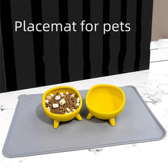 Silicone Non-slip Pet Feeding Mat Waterproof Dog Bowl Mat