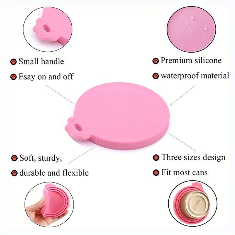 2 pcs Silicone Can Set and Spoon for Fresh Pet Food