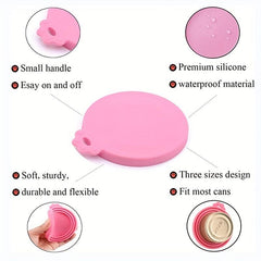 2 pcs Silicone Can Set and Spoon for Fresh Pet Food