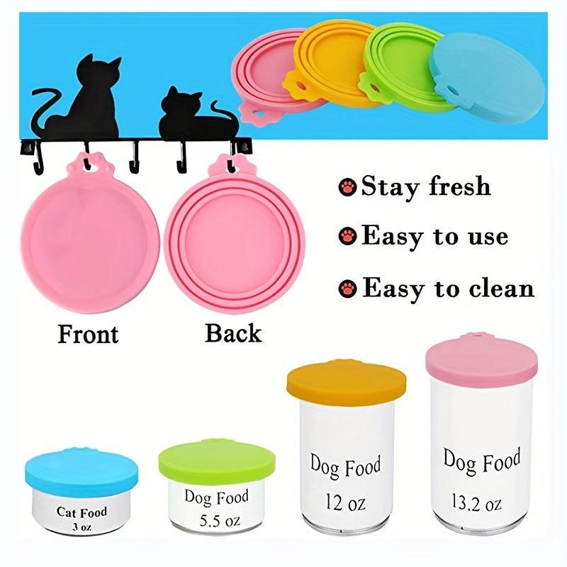 2 pcs Silicone Can Set and Spoon for Fresh Pet Food