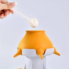 Pet Silicone Feeding Bottle with Stand & 5 Pacifiers