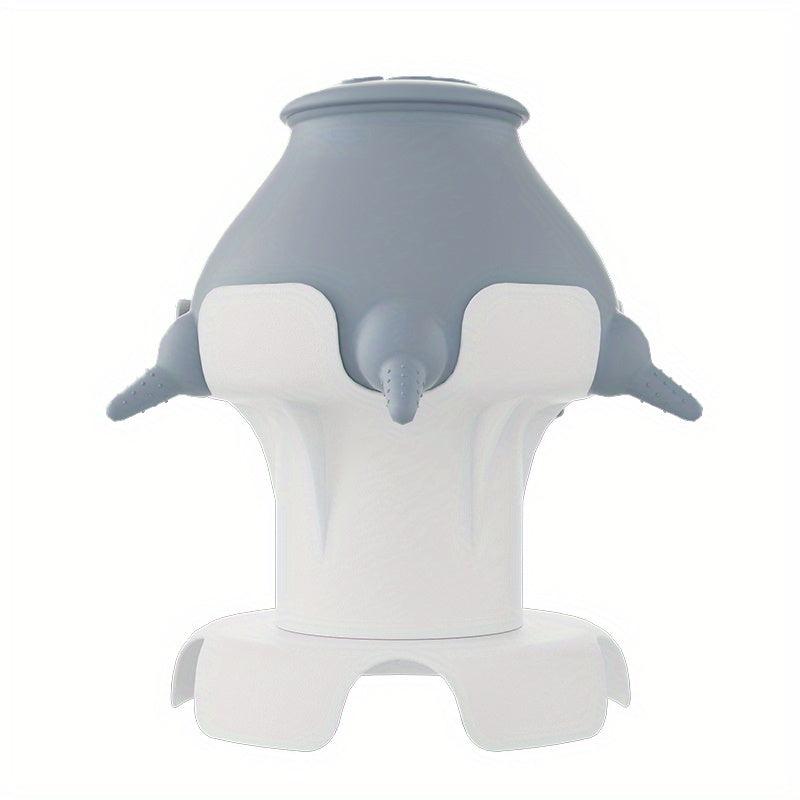 Pet Silicone Feeding Bottle with Stand & 5 Pacifiers