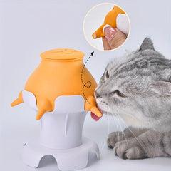 Pet Silicone Feeding Bottle with Stand & 5 Pacifiers